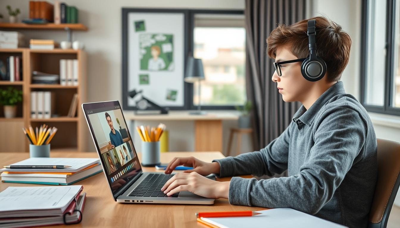 Modern university campus for students