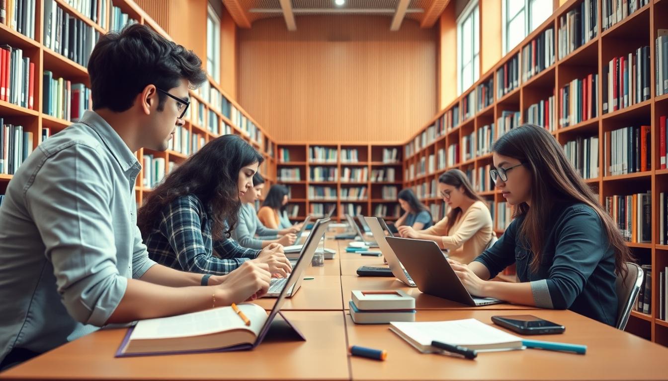 Digital learning platform with online study materials